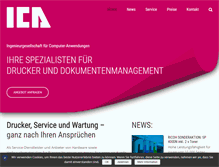 Tablet Screenshot of ica-online.de